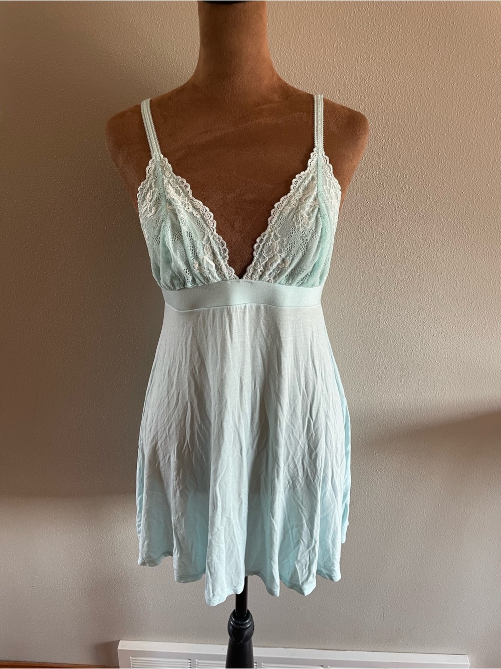 Jezebel Demure knit, baby doll lingerie dress